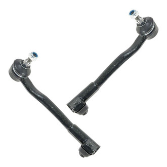 TRQ® - Front Driver and Passenger Side Outer Steering Tie Rod End Kit