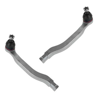TRQ® - Front Driver and Passenger Side Outer Steering Tie Rod End Kit