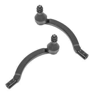TRQ® - Front Driver and Passenger Side Outer Steering Tie Rod End Kit