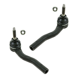 TRQ® - Front Driver and Passenger Side Outer Steering Tie Rod End Kit