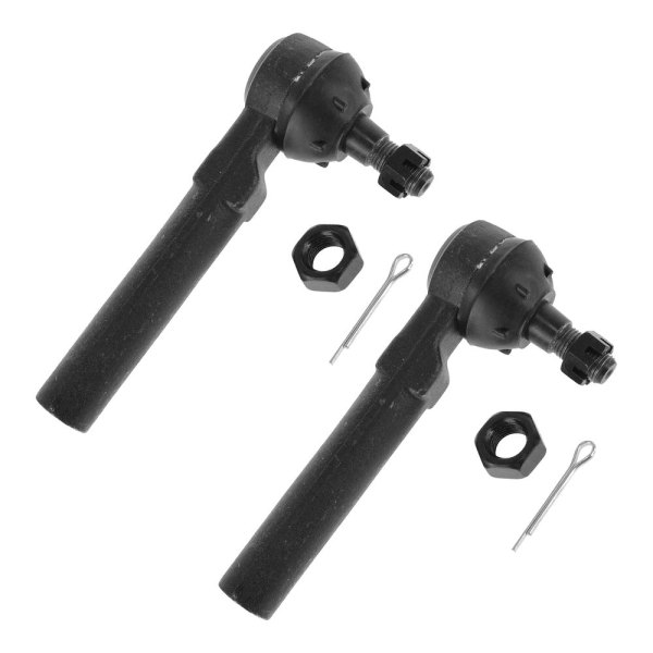 TRQ® - Front Driver and Passenger Side Outer Steering Tie Rod End Kit