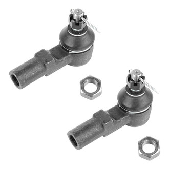 TRQ® - Front Driver and Passenger Side Outer Steering Tie Rod End Kit