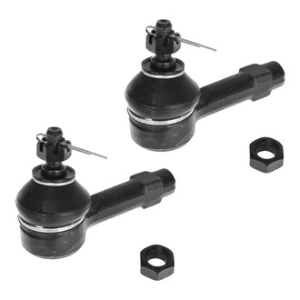 TRQ® - Front Driver and Passenger Side Outer Steering Tie Rod End Kit