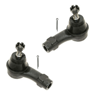 TRQ® - Front Driver and Passenger Side Outer Steering Tie Rod End Kit