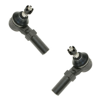 TRQ® - Front Driver and Passenger Side Outer Steering Tie Rod End Kit