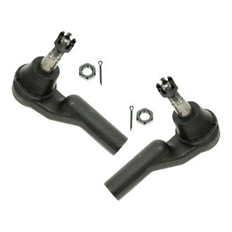 TRQ® - Front Driver and Passenger Side Outer Steering Tie Rod End Kit