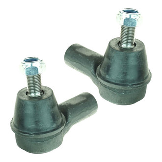 TRQ® - Front Driver and Passenger Side Outer Steering Tie Rod End Kit