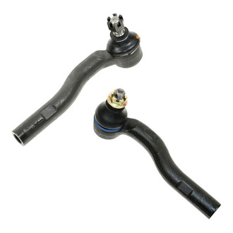 TRQ® - Front Driver and Passenger Side Outer Steering Tie Rod End Kit