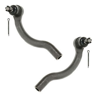 TRQ® - Front Driver and Passenger Side Outer Steering Tie Rod End Kit