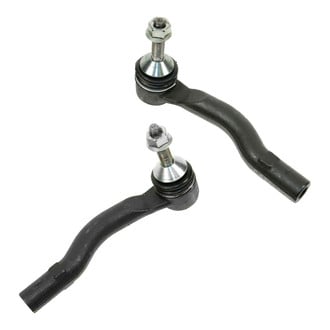 TRQ® - Front Driver and Passenger Side Outer Steering Tie Rod End Kit