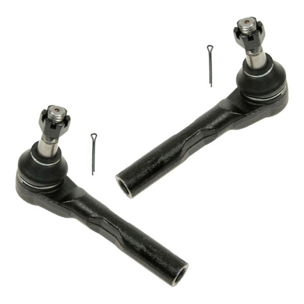 TRQ® - Front Driver and Passenger Side Outer Steering Tie Rod End Kit