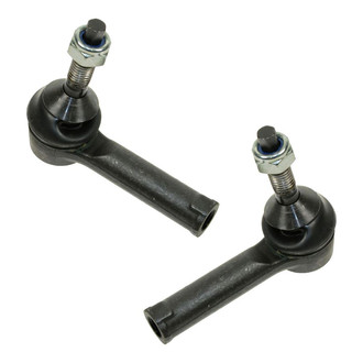 TRQ® - Front Driver and Passenger Side Outer Steering Tie Rod End Kit