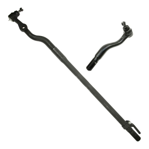 TRQ® - Front Driver and Passenger Side Outer Steering Tie Rod End Kit