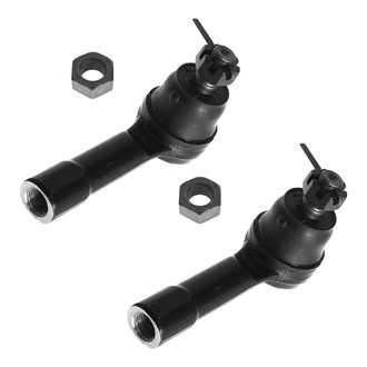 TRQ® - Front Driver and Passenger Side Outer Steering Tie Rod End Kit