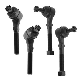 TRQ® - Front Driver and Passenger Side Inner and Outer Steering Tie Rod End Kit