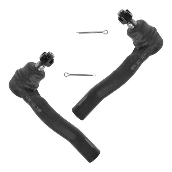 TRQ® - Front Driver and Passenger Side Outer Steering Tie Rod End Kit