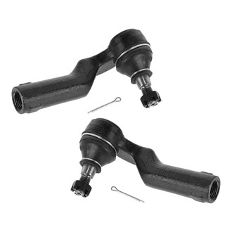 TRQ® - Front Driver and Passenger Side Outer Steering Tie Rod End Kit