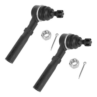 TRQ® - Front Driver and Passenger Side Outer Steering Tie Rod End Kit