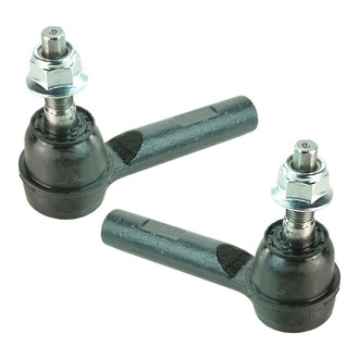 TRQ® - Front Driver and Passenger Side Outer Steering Tie Rod End Kit