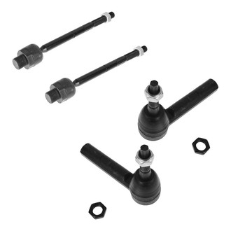 TRQ® - Front Driver and Passenger Side Steering Tie Rod End Kit