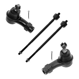 TRQ® - Front Driver and Passenger Side Steering Tie Rod End Kit