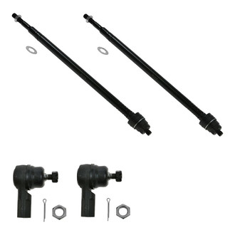 TRQ® - Front Driver and Passenger Side Steering Tie Rod End Kit