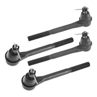 TRQ® - Front Driver and Passenger Side Inner and Outer Steering Tie Rod End Kit