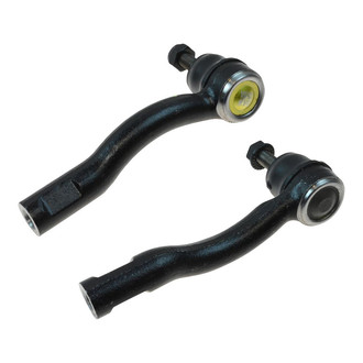 TRQ® - Front Driver and Passenger Side Outer Steering Tie Rod End Kit