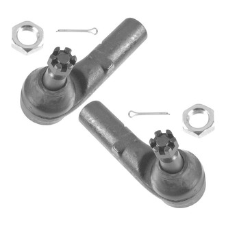 TRQ® - Front Driver and Passenger Side Outer Steering Tie Rod End Kit
