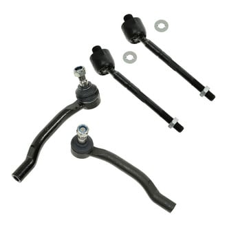 TRQ® - Front Driver and Passenger Side Steering Tie Rod End Kit