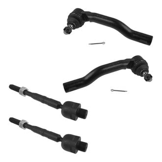 TRQ® - Front Driver and Passenger Side Steering Tie Rod End Kit