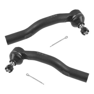 TRQ® - Front Driver and Passenger Side Outer Steering Tie Rod End Kit