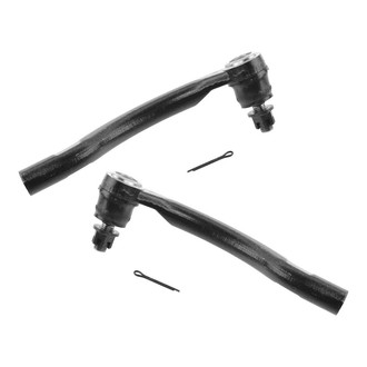 TRQ® - Front Driver and Passenger Side Outer Steering Tie Rod End Kit