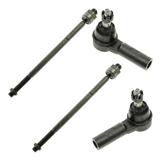 TRQ® - Front Steering Tie Rod End Kit