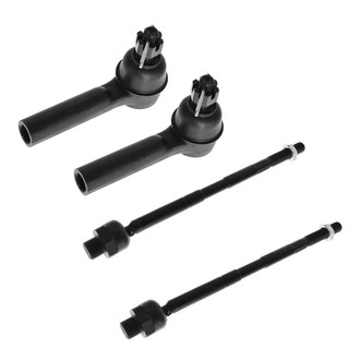 TRQ® - Front Driver and Passenger Side Steering Tie Rod End Kit