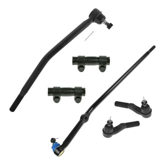 TRQ® - Front Driver and Passenger Side Inner and Outer Steering Tie Rod End Kit