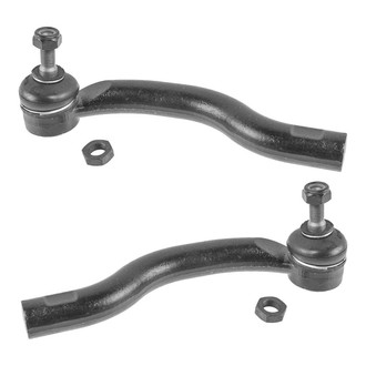 TRQ® - Front Driver and Passenger Side Outer Steering Tie Rod End Kit