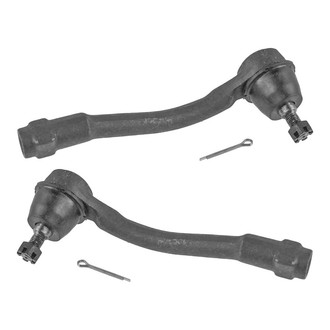 TRQ® - Front Driver and Passenger Side Outer Steering Tie Rod End Kit