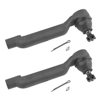 TRQ® - Front Driver and Passenger Side Outer Steering Tie Rod End Kit