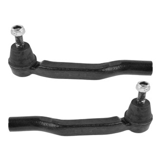 TRQ® - Front Driver and Passenger Side Outer Steering Tie Rod End Kit