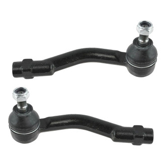TRQ® - Front Driver and Passenger Side Outer Steering Tie Rod End Kit