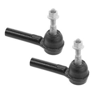 TRQ® - Front Driver and Passenger Side Outer Steering Tie Rod End Kit