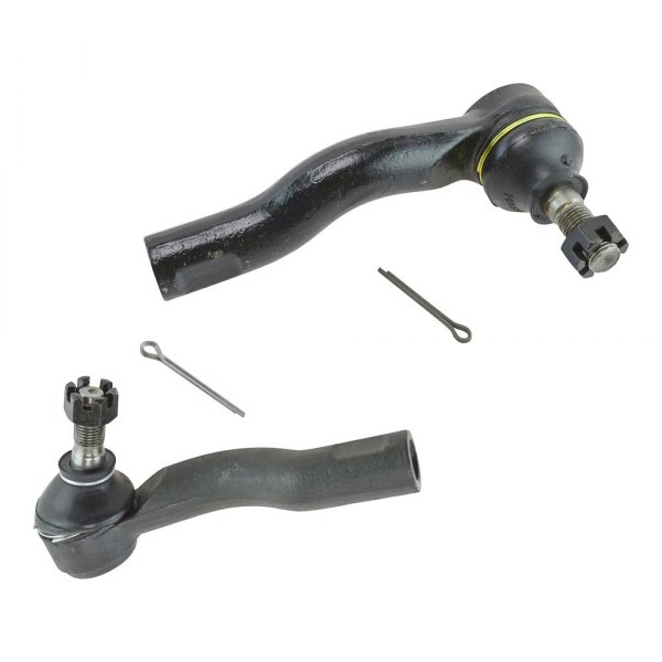 TRQ® - Front Driver and Passenger Side Outer Steering Tie Rod End Kit