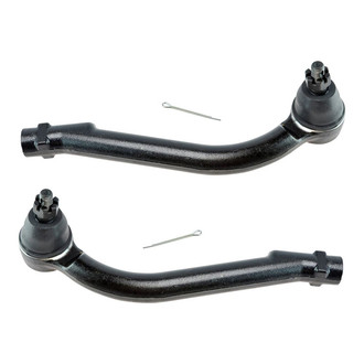 TRQ® - Front Driver and Passenger Side Outer Steering Tie Rod End Kit