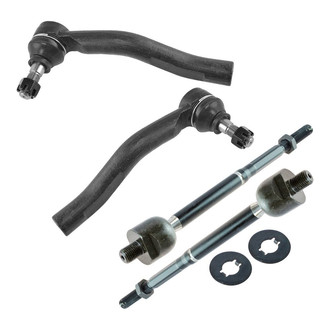 TRQ® - Front Driver and Passenger Side Steering Tie Rod End Kit