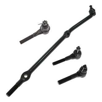 TRQ® - Front Driver and Passenger Side Inner and Outer Steering Tie Rod End Kit