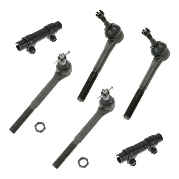 TRQ® - Front Driver and Passenger Side Inner and Outer Steering Tie Rod End Kit