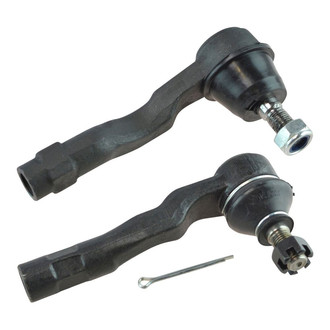 TRQ® - Front Driver and Passenger Side Outer Steering Tie Rod End Kit