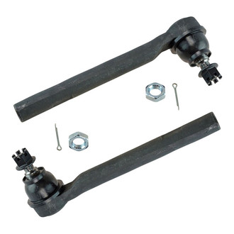 TRQ® - Front Driver and Passenger Side Outer Steering Tie Rod End Kit