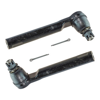 TRQ® - Front Driver and Passenger Side Outer Steering Tie Rod End Kit